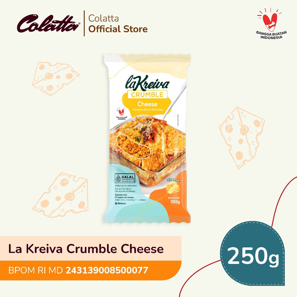 

La Kreiva Cheese Crumble 250 g