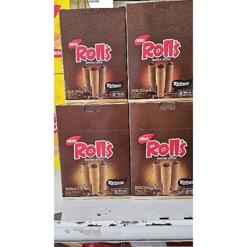 

Nabati Roll Coklat 500, Nabati Ahh 500, Nabati wafer 500 (Box)