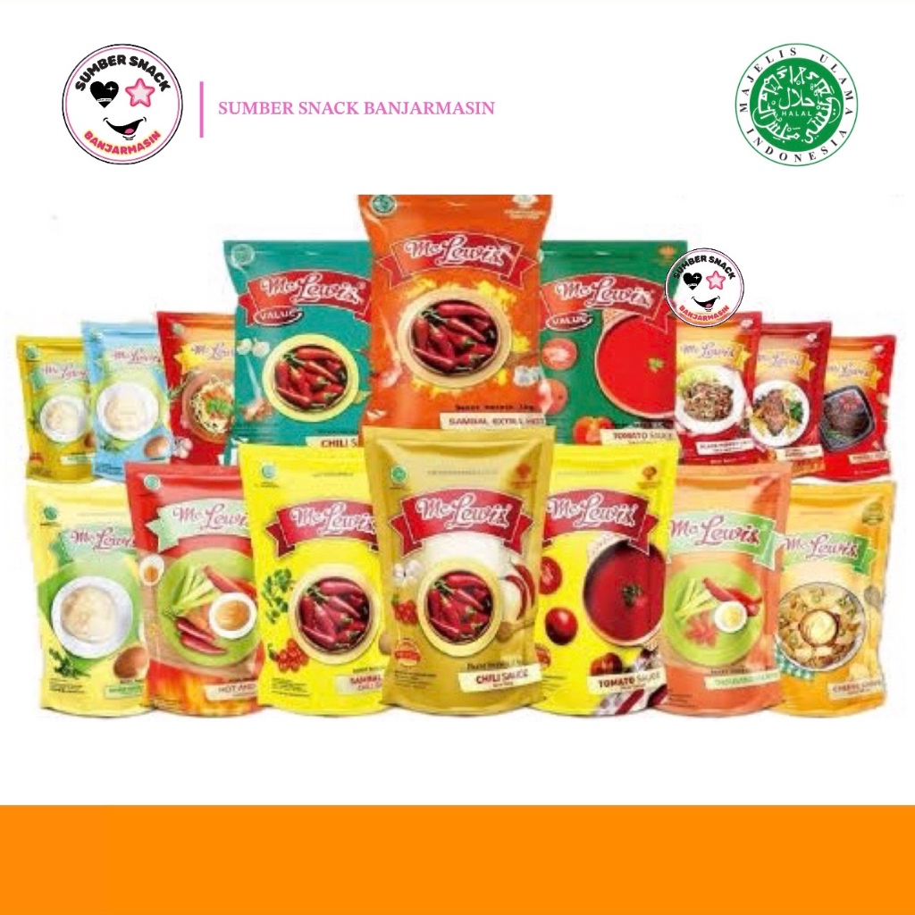 

Mc Lewis Sauce (1kg) (16 Varian Rasa)