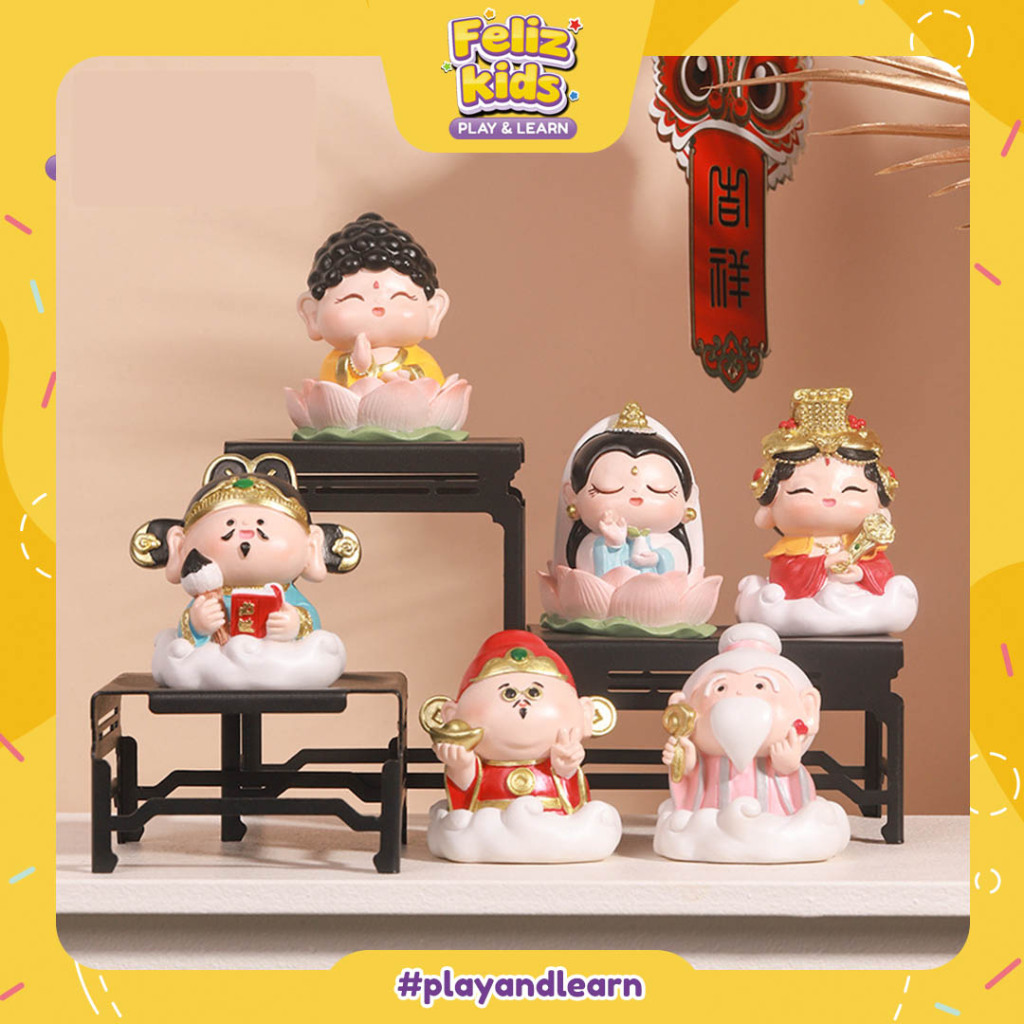 [FELIZKIDS] [PF02] Pajangan fengshui rumah mobil | Patung Buddha | Patung dewi kwan im | kwan kong |