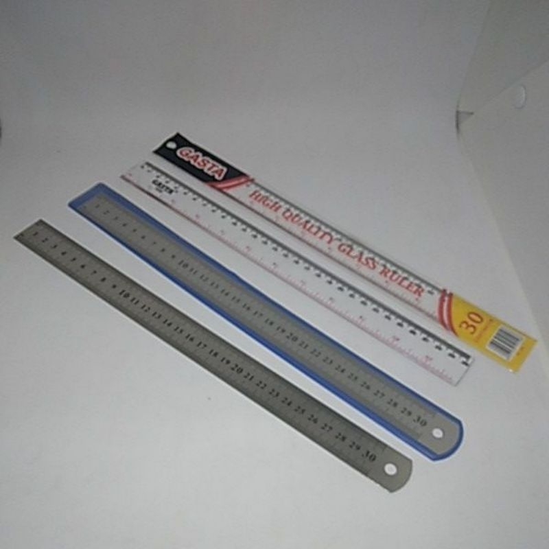 

Garisan Gasta 30Cm dan Garisan Besi 30cm