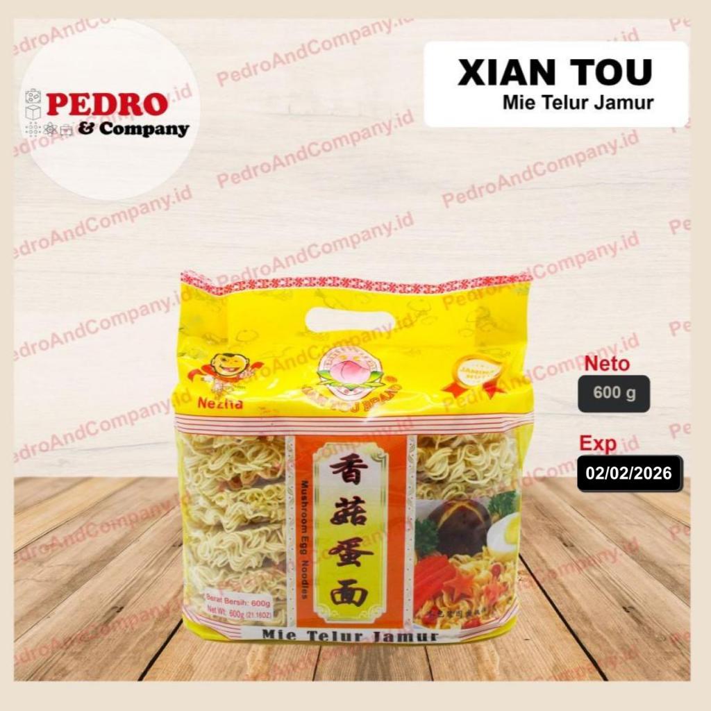 

Xian tou brand mie telur jamur 600 gram nezha egg noodle
