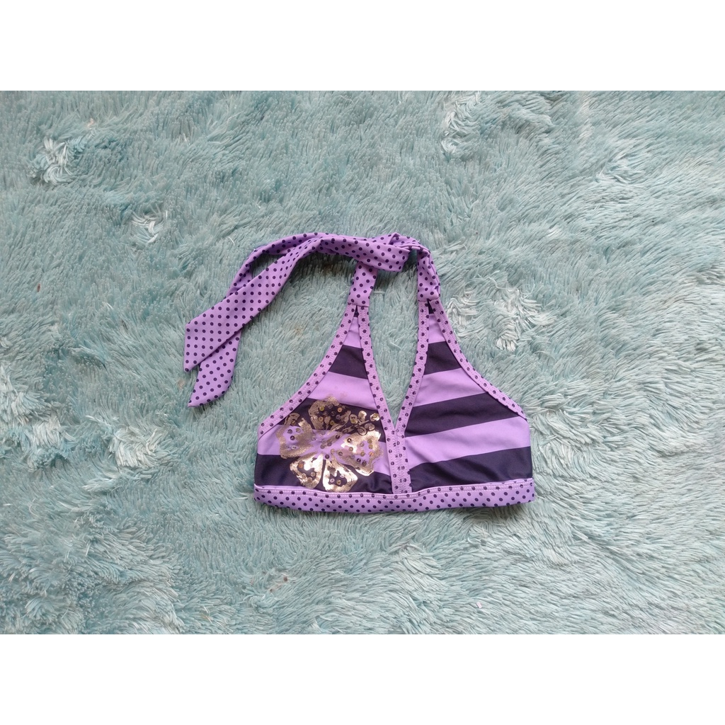 OBRAL JUSTICE BIKINI BRA PAKAIAN RENANG ANAK DEFECT LPPE SIZE 6