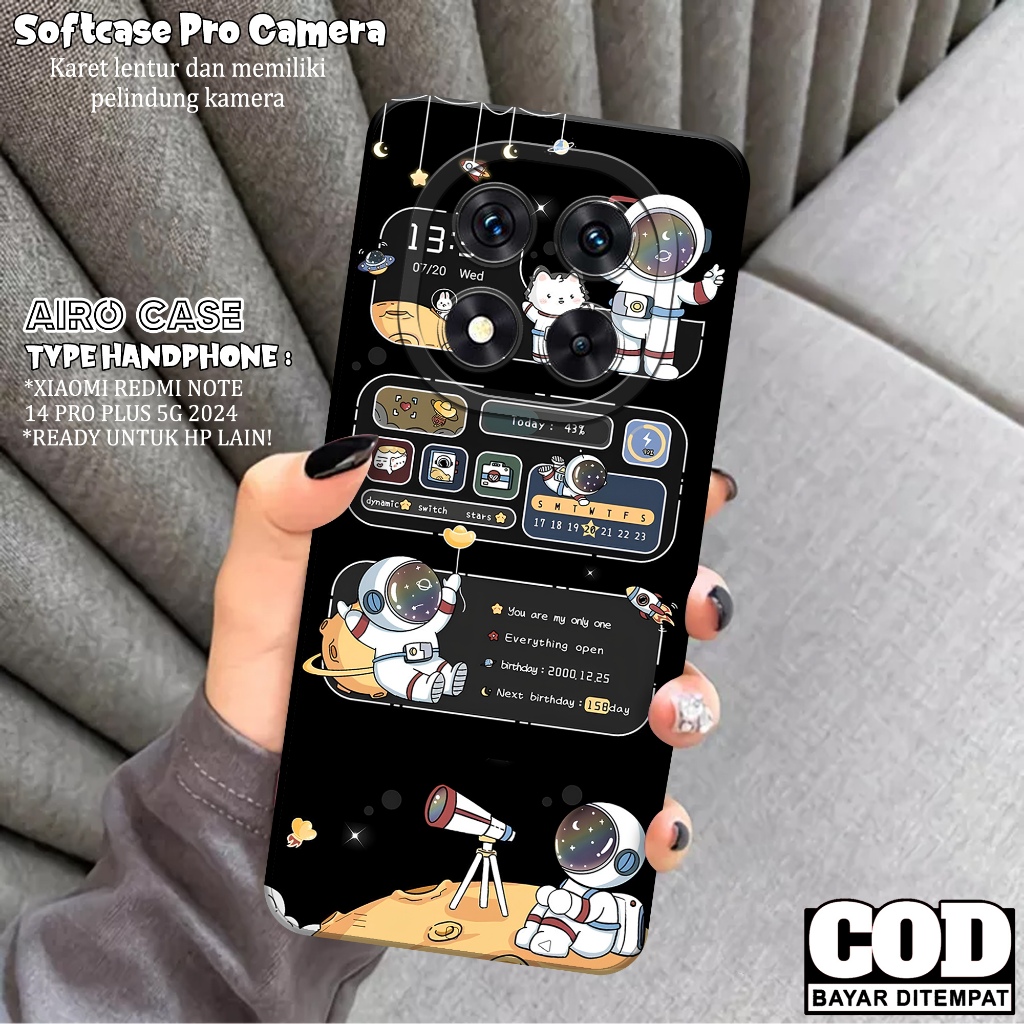 Case XIAOMI REDMI NOTE 14 PRO PLUS 5G 2024 Fashion Case ASTRONOT Softcase REDMI NOTE 14 PRO PLUS 5G 