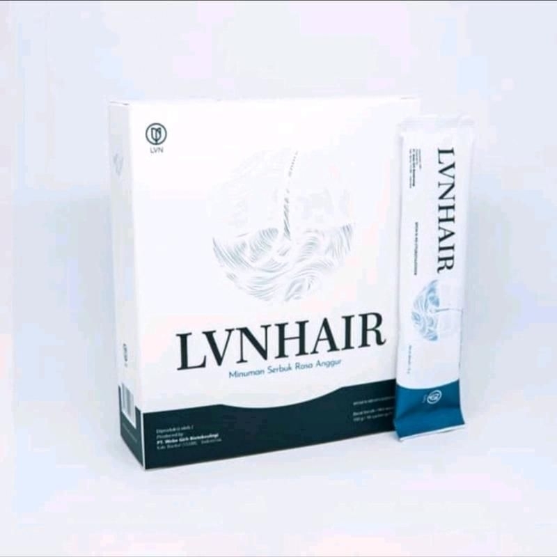 

LVN HAIR MINUM' SERBUK RASA ANGGUR ORIGINAL 100% KEMASAN TERBARU 1 BOX ISI 10 SACHET