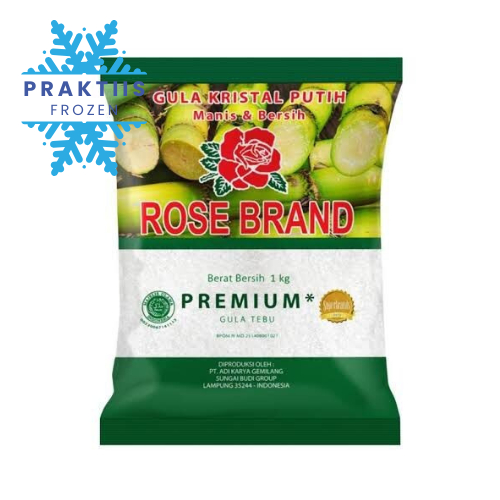 

ROSE BRAND PREMIUM GULA PASIR 1KG / GULA TEBU