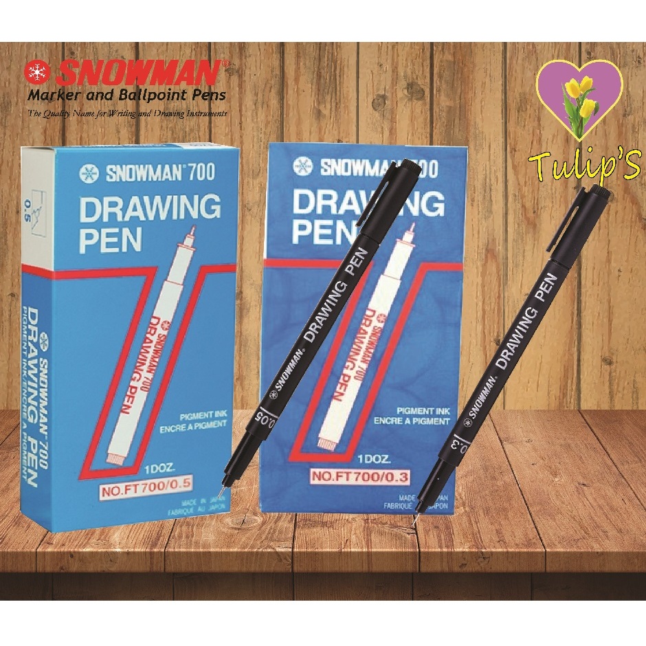 

DRAWING PEN 700 SNOWMAN 100%ORI