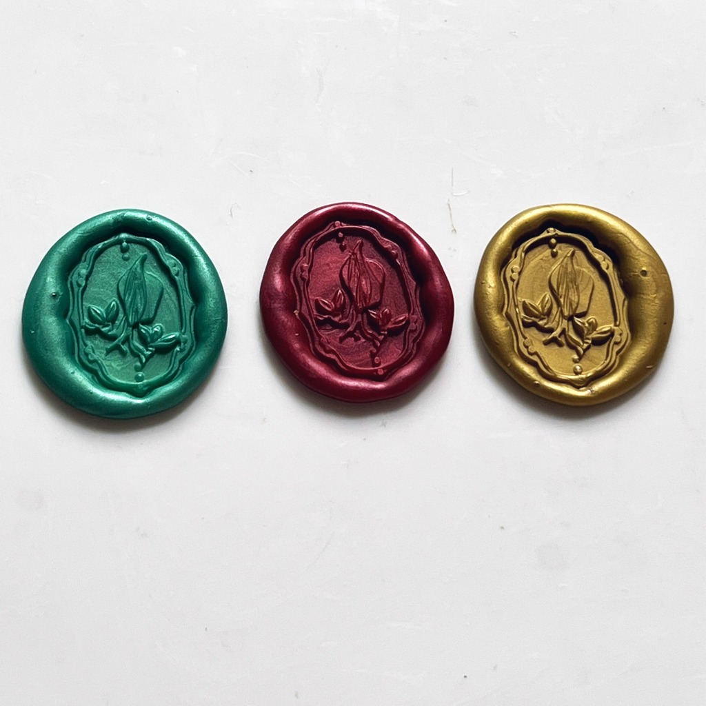 

Lyly Flower Wax Seal Stamp 2 cm