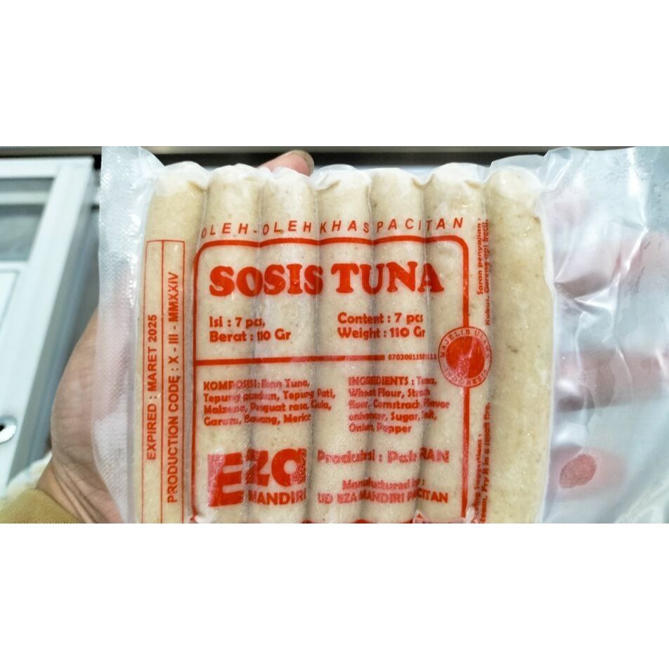 

FROZEN FOOD EZA MANDIRI SOSIS IKAN TUNA - FASYA SNACK PACITAN