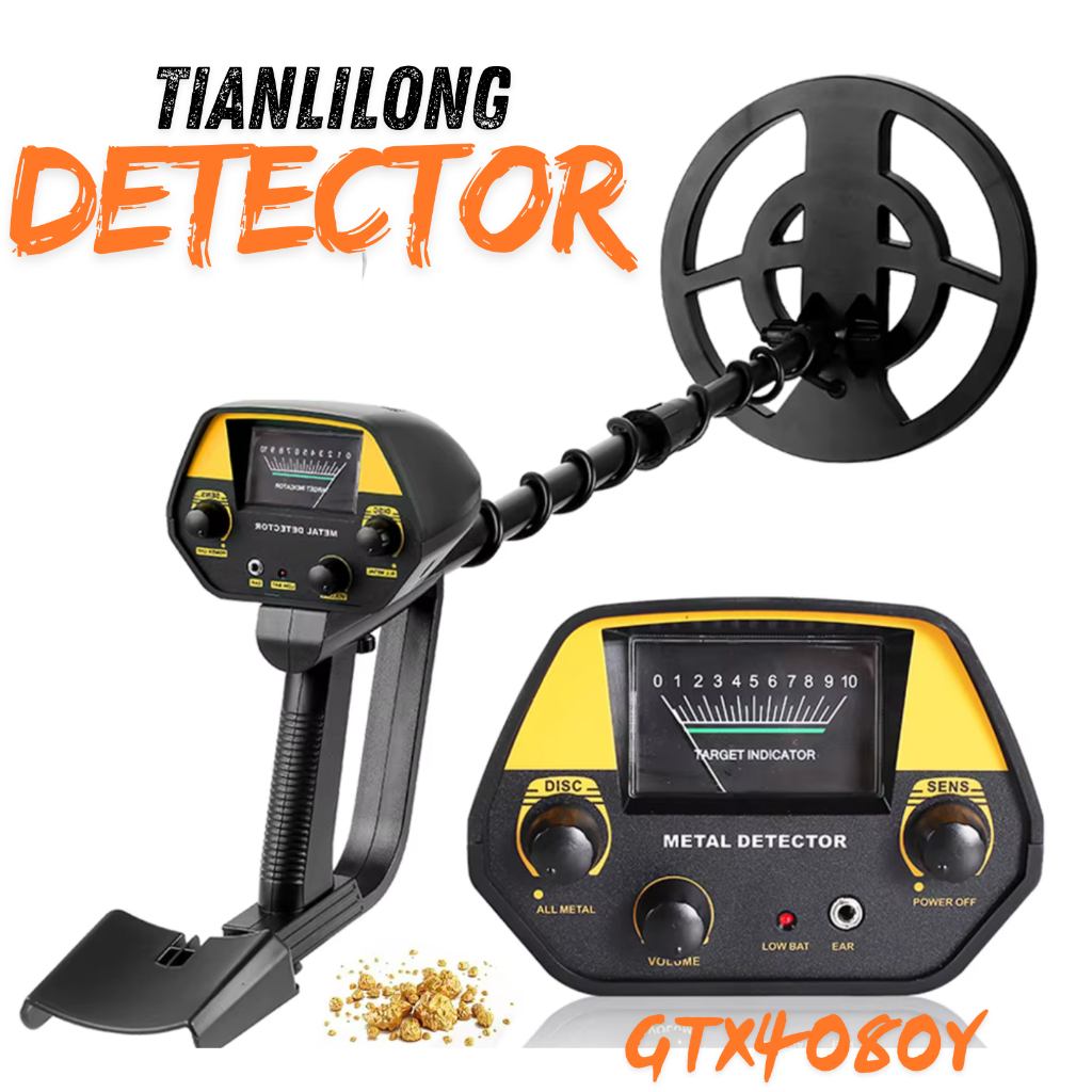 PROMO Detektor Logam Emas dalam Tanah Tercanggih Anti Air 9V 10 30cm  GTX4080Y