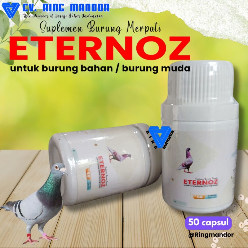 Jamu Eternoz untuk Merpati Bahan/Piyik JAMU MERPATI MUDA isi 50