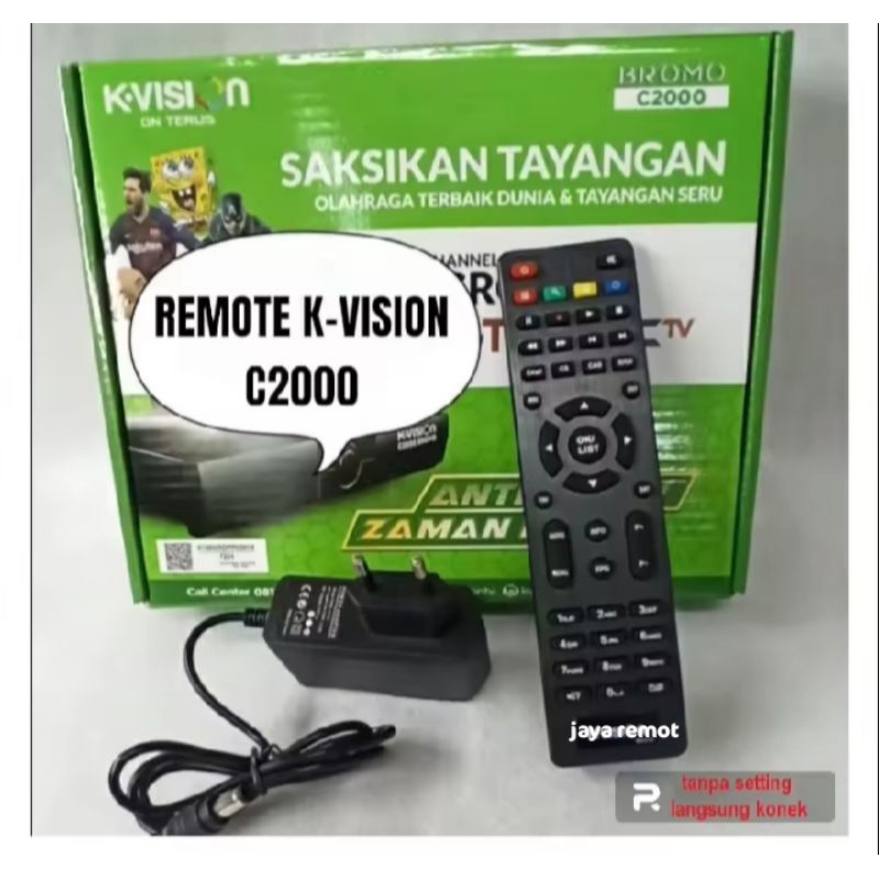 Remot remote receiver parabola k Vision Bromo C2000 B0310 kwalitas ori paling murah