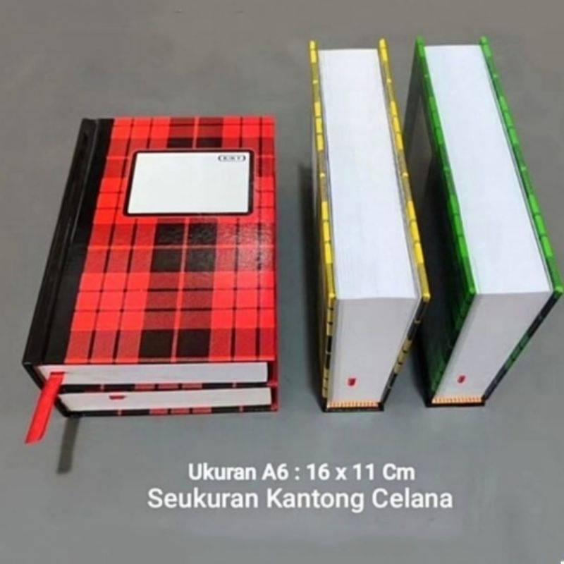 

1 Pcs Buku Catatan Kecil Isi 300 Lembar SEUKURAN KANTONG CELANA