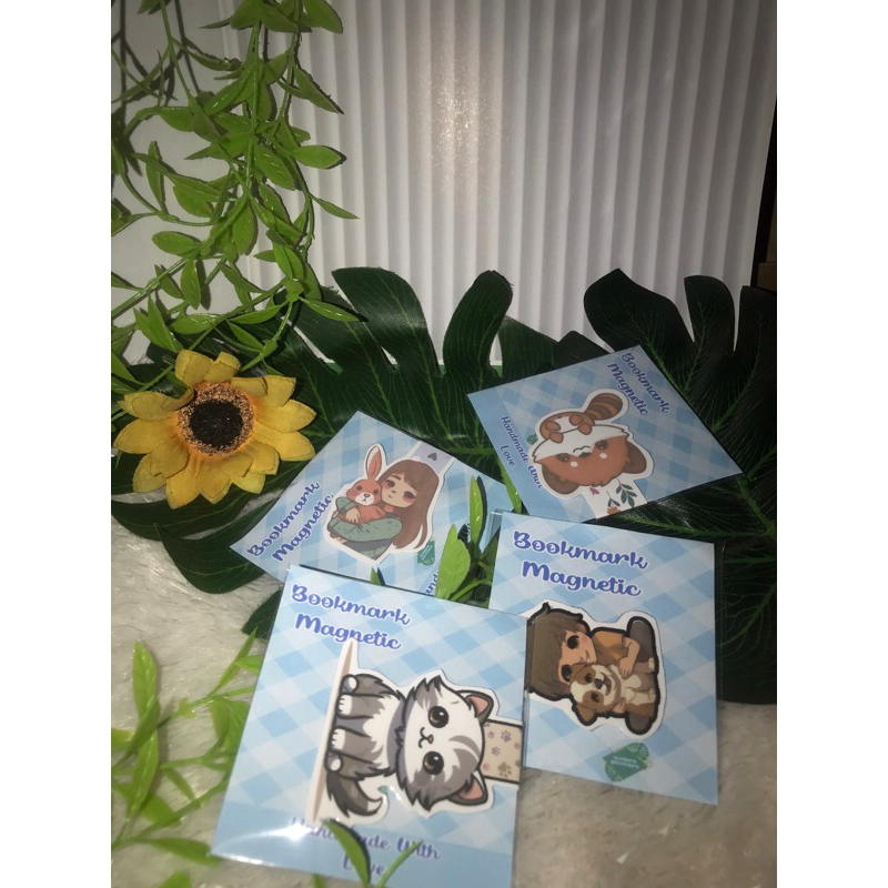 

Pembatas Buku Magnet/Bookmark magnetic