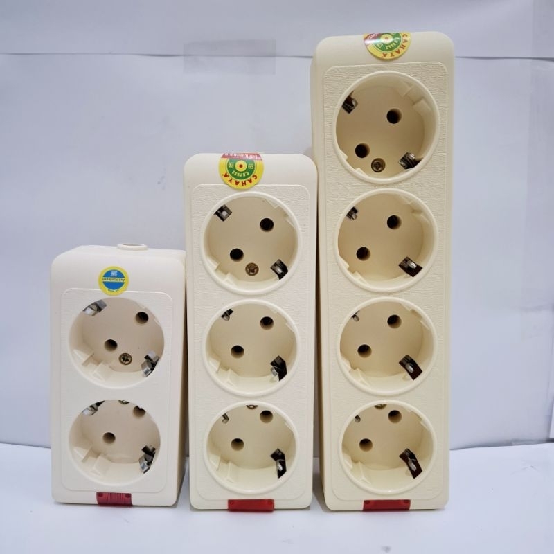 Stop Kontak Arde Cahaya-Kuningan-2 Lubang-3Lubang-4Lubang-Stop Kontak Arde-Stop Kontak Cahaya Kuning