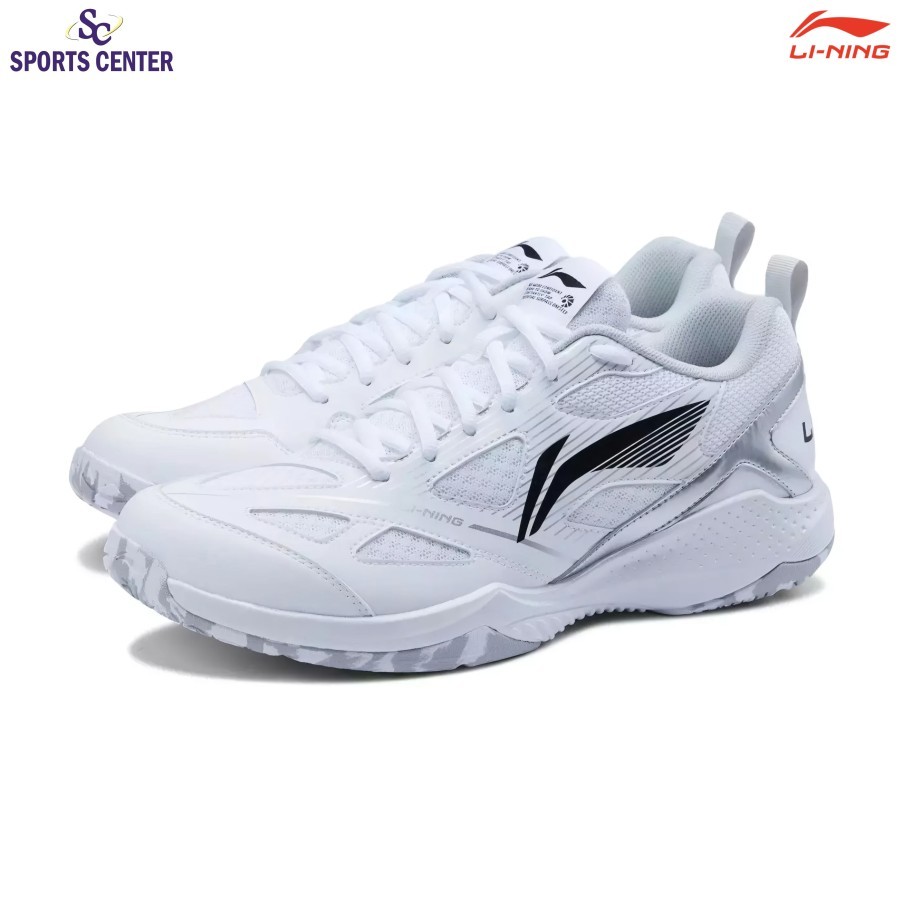 HOT DEALS New Sepatu Badminton Lining Blast JF-01 / JF Lite AYTU025-1 White Black