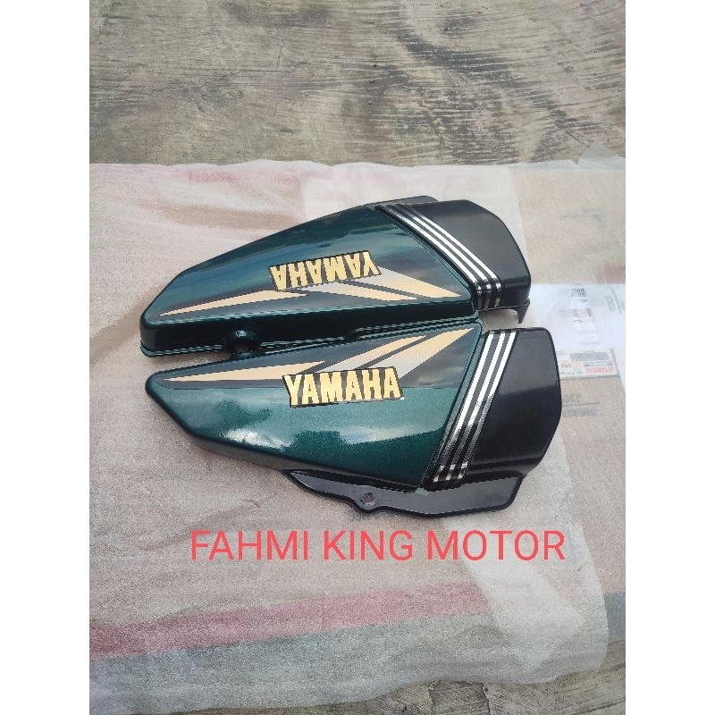 COVER BOK DOP TEPONG AKI OLSAM RXKING RX KING HIJAU BOTOL 2002 GRES BARU  COPY ORIGINAL