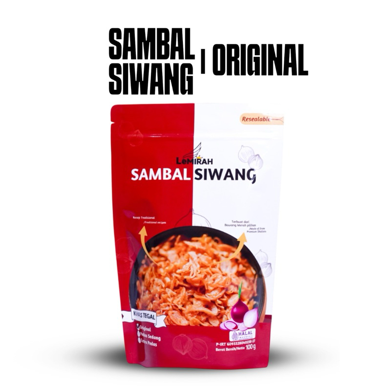 

Sambal Siwang 100gram Cemilan Lauk