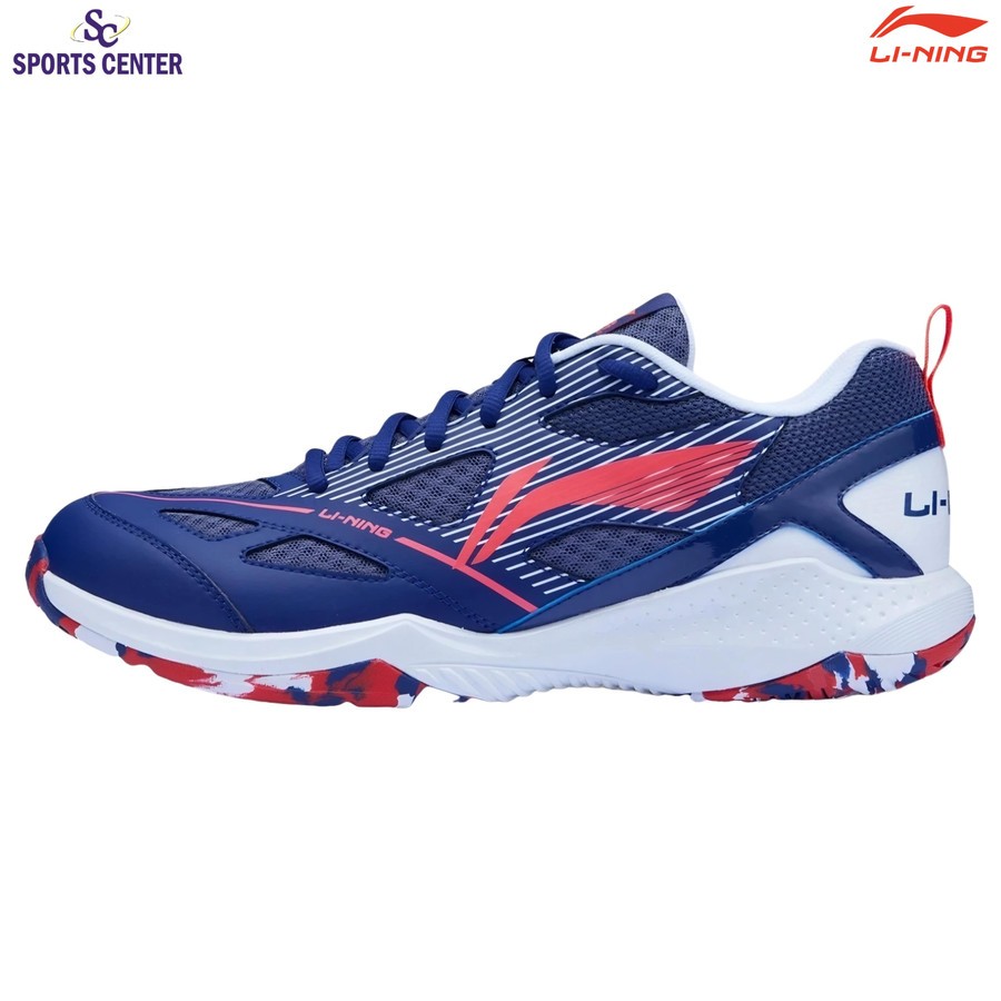 New Sepatu Badminton Lining Blast JF-01 / JF Lite AYTU025-4 Blueprint NeonFushia
