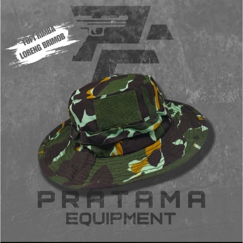 TOPI RIMBA / TOPI RIMBA LORENG / TOPI RIMBA LORENG BRIMOB