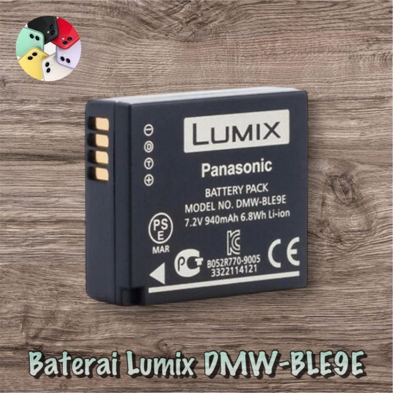 Baterai Lumix Panasonic DMW-BLE9E For Charger DE-GM1 Battery Camera Lumix