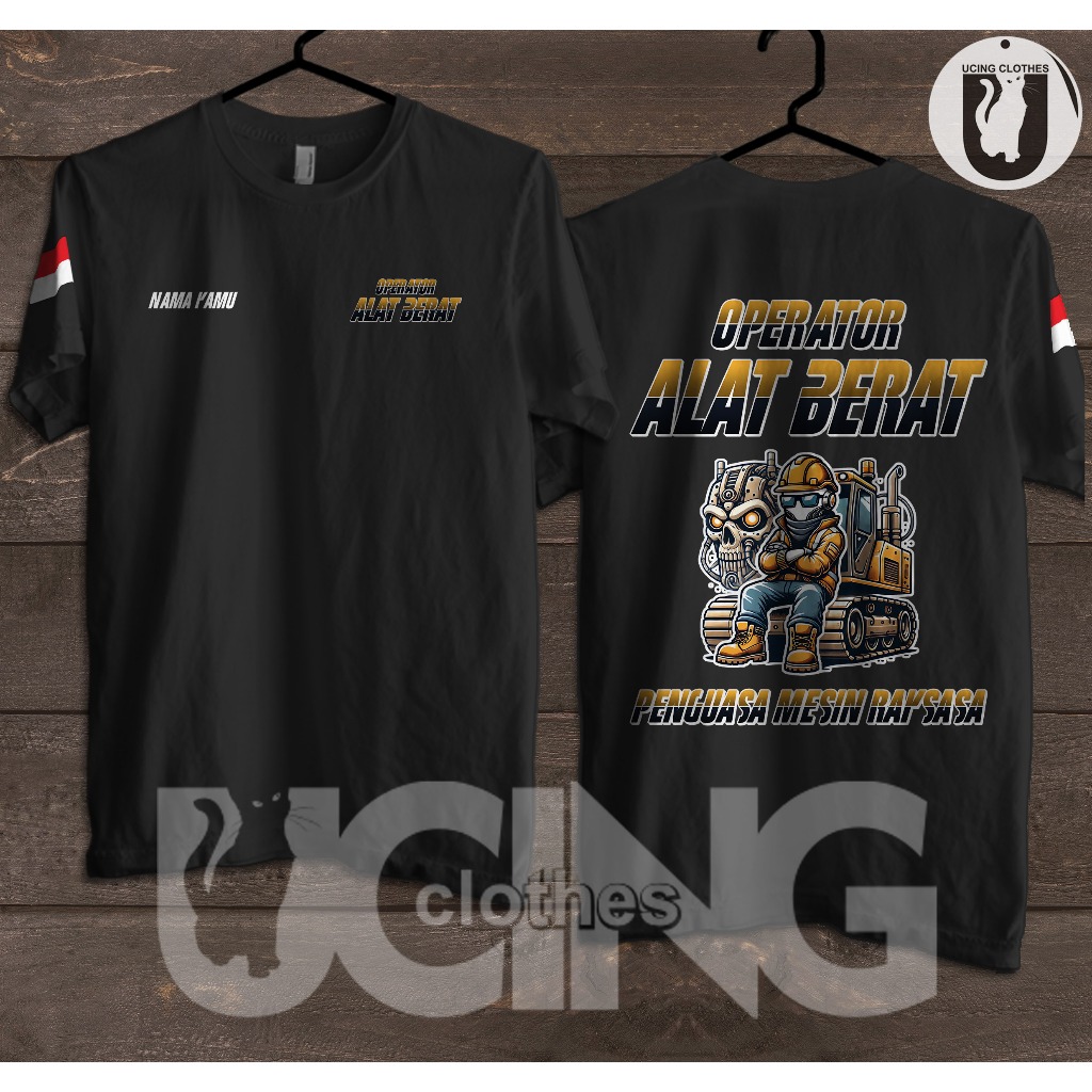 Kaos Baju Operator Alat Berat Keren Gratis Nama Kaos Distro