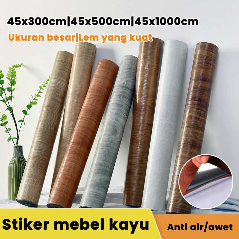 【kami】stiker serat kayu stiker lemari kayu wallpaper dinding kayu wallpaper lemari kayu