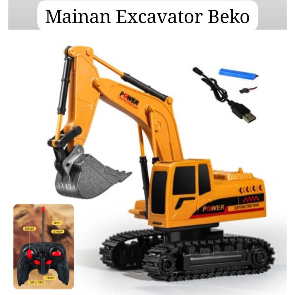 Mainan Excavator Remot Control / Mainan Beko Remot Kontrol / Mainan Rc Beko Remote Control/Mainan Rc