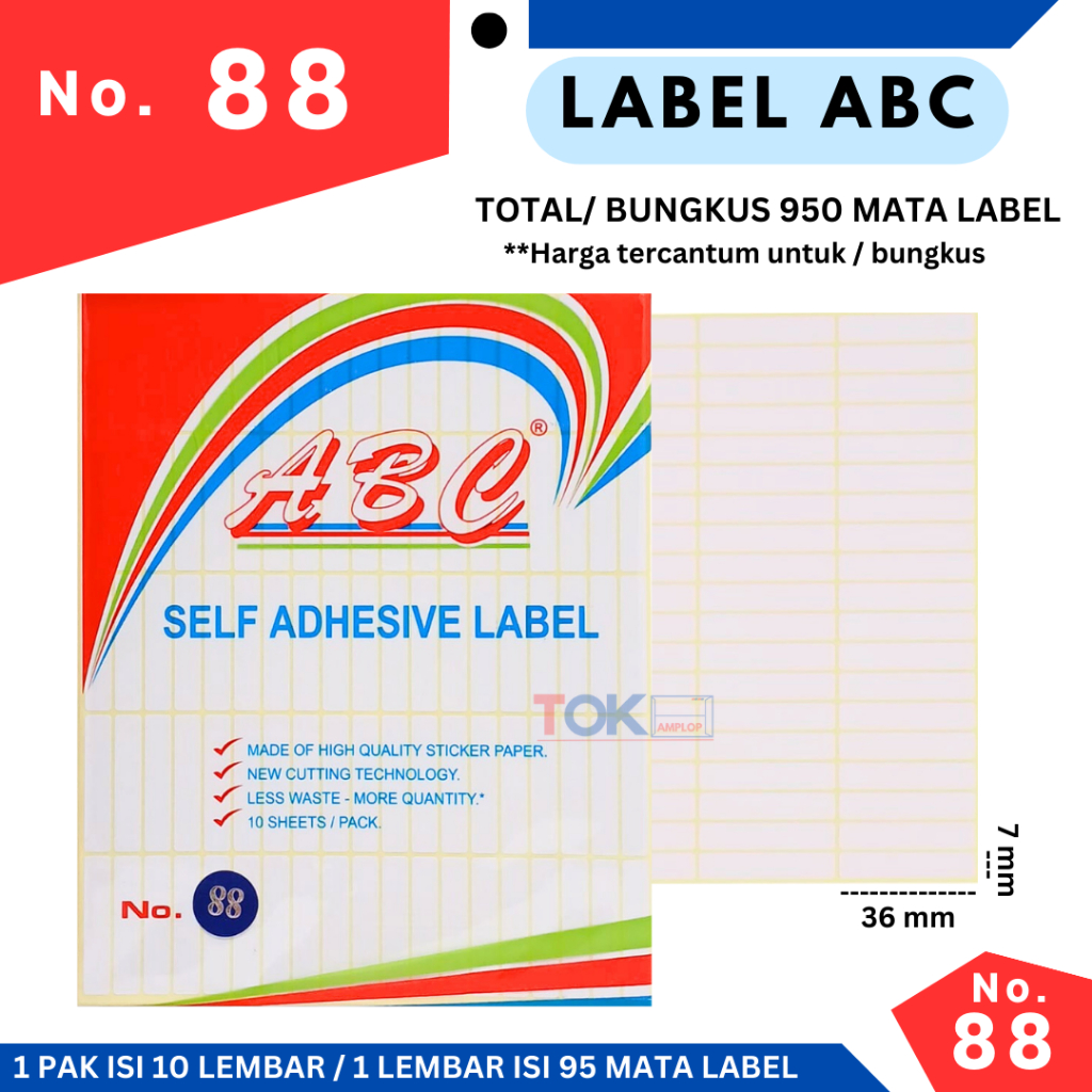 

Stiker Label 88 / STICKER