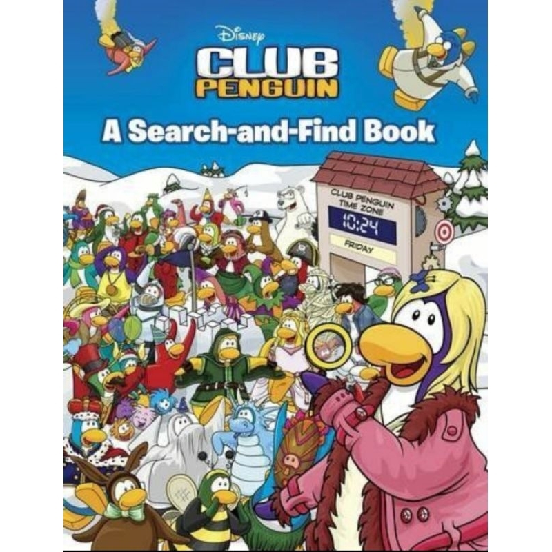 A search and find book CLUB PENGUIN (preloved) story book