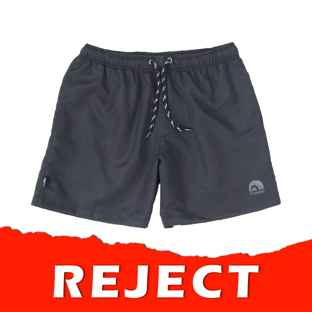 (REJECT) Troveast Celana Pendek Unisex Boardshort Black