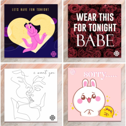 

Venus Leon Kartu Valentine Love Sorry Sexy Card Birthday