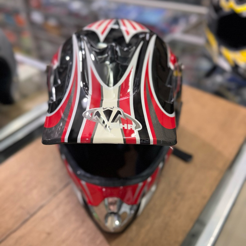 SALE Helm Cross MHR Import Malaysia Black Red size M