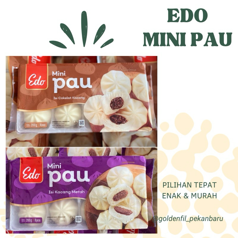 

Edo mini pau 200g isi 8 pc