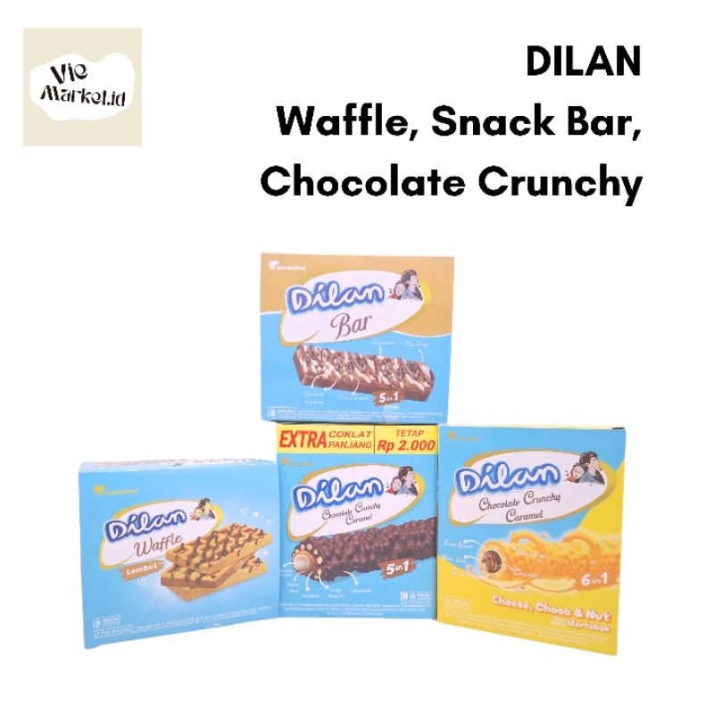 

Snack DILAN Bar, Waffle, dan Chocolate Crunchy