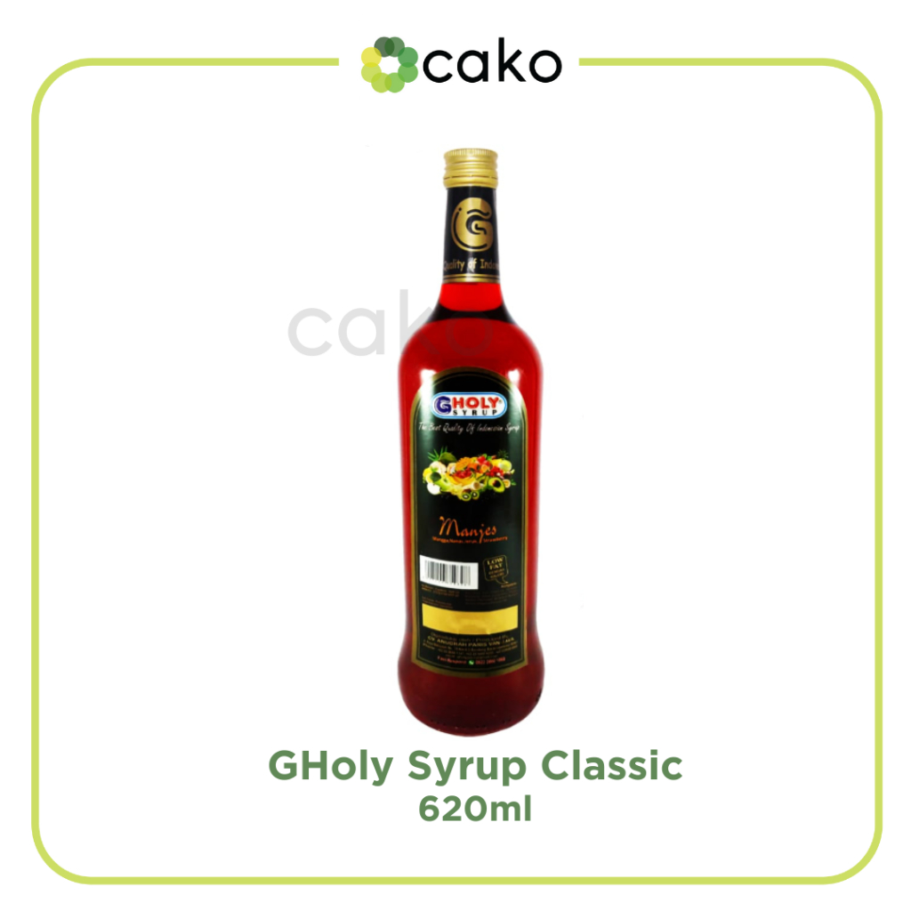 

GHoly Classic Syrup 620ml / Sirup Buah Klasik ( Khusus Pengiriman Instan & Sameday )