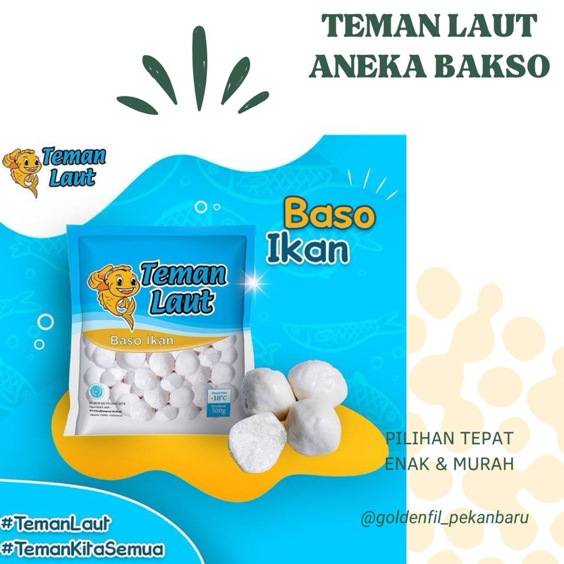 

Bakso ikan / udang / cumi teman laut 500g