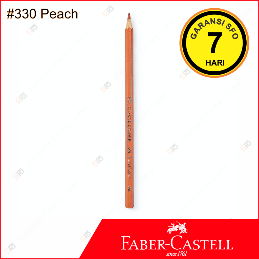 

Pensil Warna Faber Castell Satuan - 330 Peach