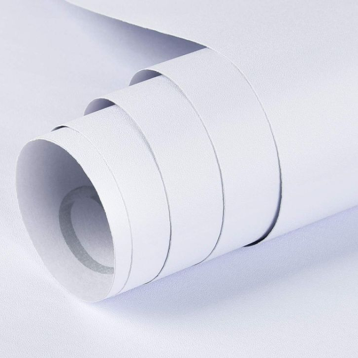 WALLPAPER STIKER DINDING PUTIH POLOS