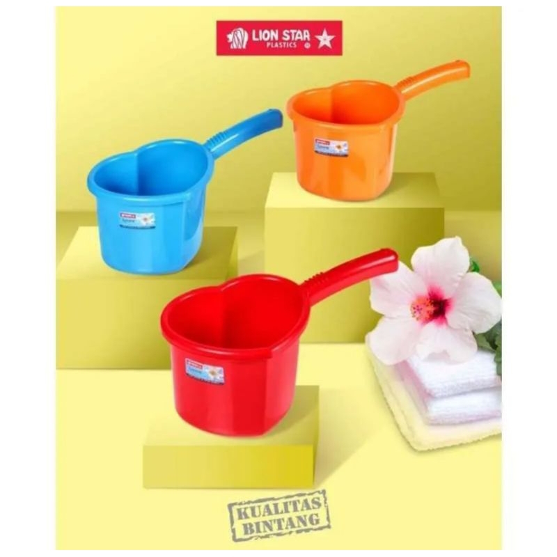 Gayung Hati Lion star/ Gayung Love Lion star/ Gayung Mandi Lion star Hati