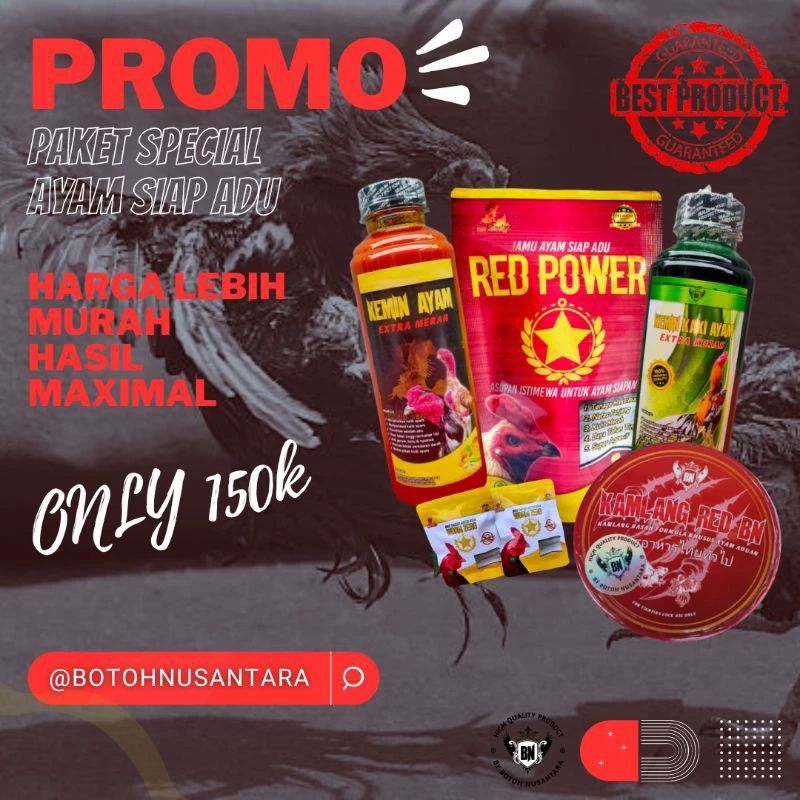PAKET SPECIAL perlengkapan siap adu jamu ekstra fooding ayam kemin & obat cacing | Doping ayam bangk