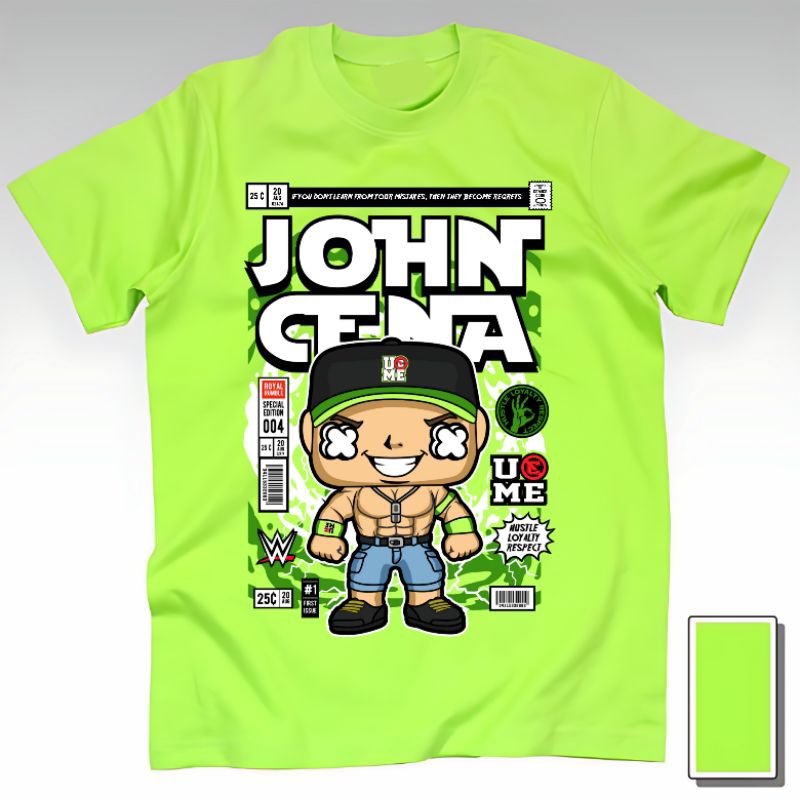 Kaos Baju Tshirt Custom Anak Cowok Cewek Dewasa WWE Smackdown John Cena