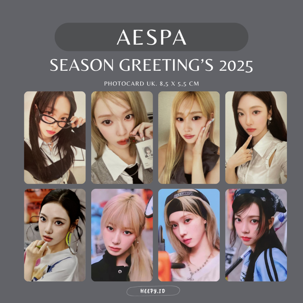 [AESPA] UNOFFICIAL PHOTOCARD AESPA SEASON GREETINGS 2025