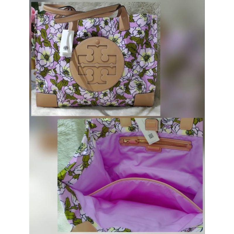 TB ELLA PRINTED ASTER PINK FLOWER