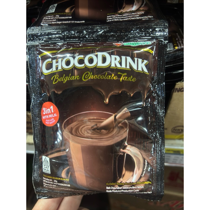 

ChocoDrink Belgian Chocolate Taste isi 10/renceng