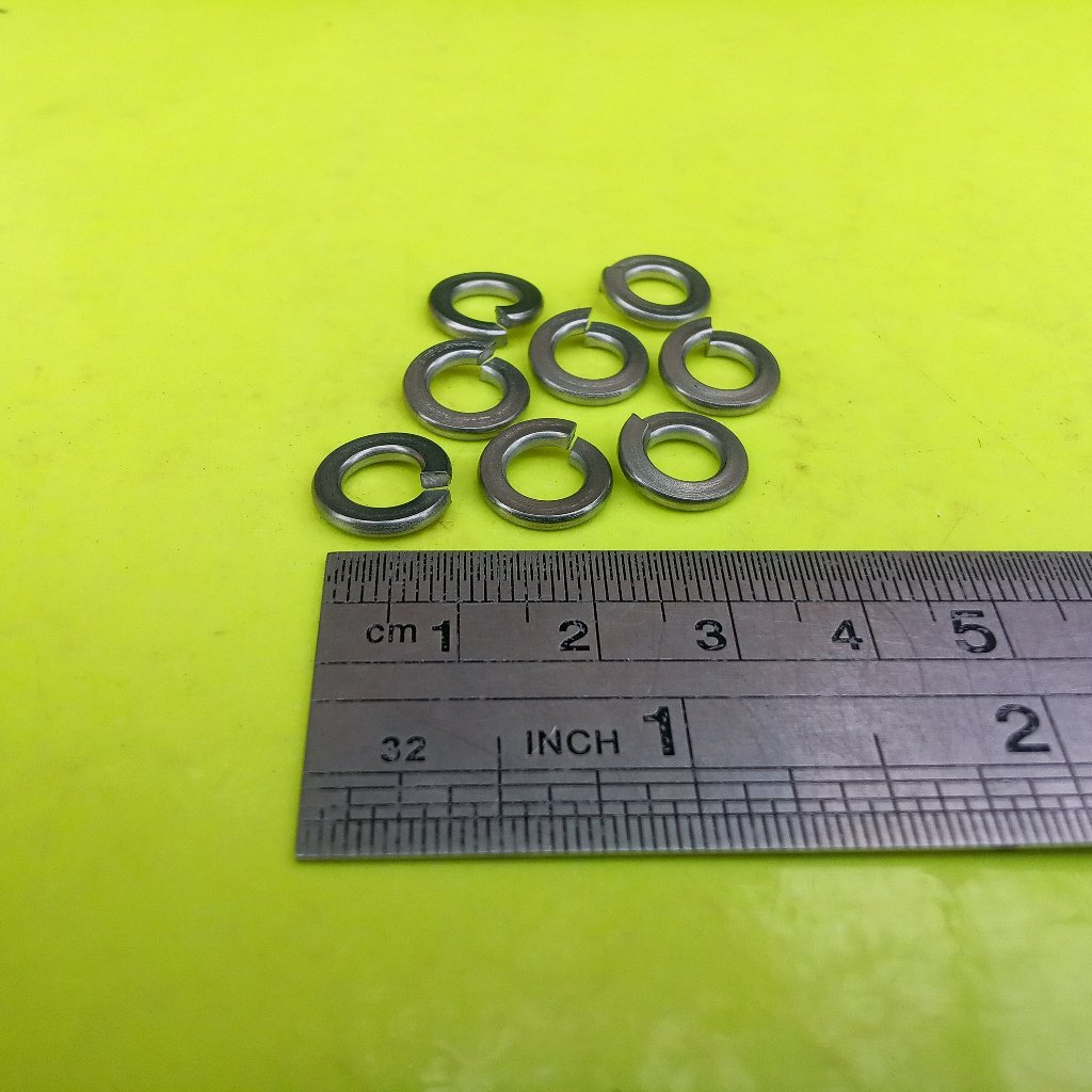 RING PER M6 PUTIH / RING BAUT KUNCI 10 / RING PER GALVANIS M6 / RING PER M6 GALVANIZ / RING VER M6 G