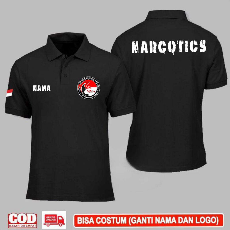 KAOS KERAH RESERSE NARCOTICS - KAOS KERAH RESERSE NARCOTICS
