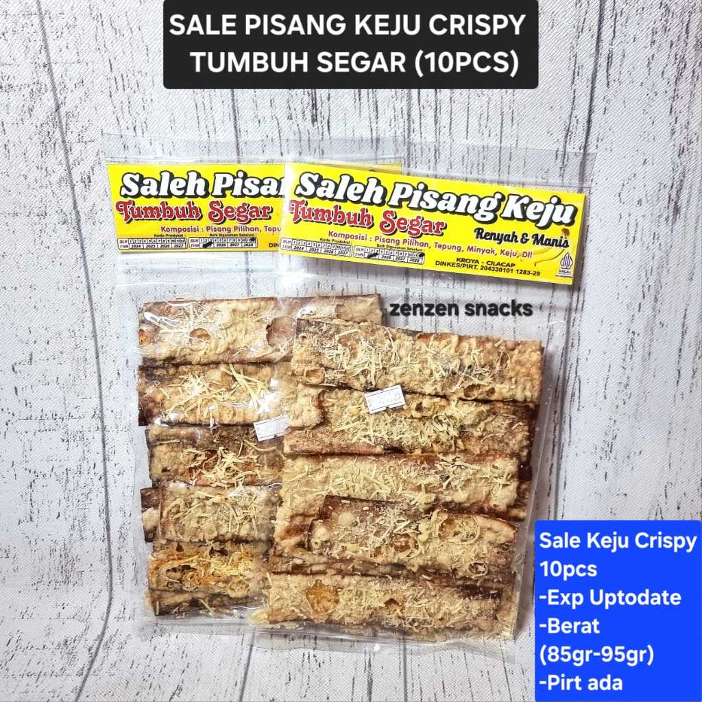 

SALE PISANG KEJU CRISPY TUMBUH SEGAR (+-85gr)