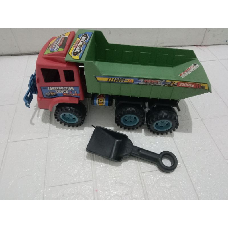 FREE BUBBLE WRAP MAINAN ANAK LAKI LAKI TRUK TRUCK JUMBO MOBIL PLASTIK 6 RODA BAK BISA DINAIKKAN
