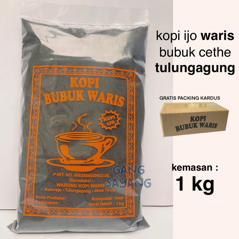 

Kopi Ijo Waris Bubuk Cethe Tulungagung 1 Kg